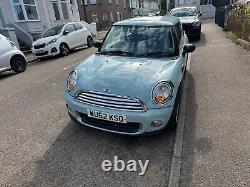 2012 Mini 1.6 Cooper D 3 Door Hatchback In Ice Blue 45000 milage