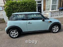 2012 Mini 1.6 Cooper D 3 Door Hatchback In Ice Blue 45000 milage