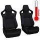 Heated Bucket Style Seats With Black Stitch For Bmw Mini Cooper One S