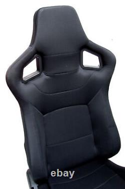 Heated Bucket Style Seats with Black Stitch for BMW Mini Cooper One S