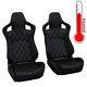 Heated Bucket Style Seats With Black & White Stitch For Bmw Mini Cooper S One