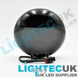 LED Rally Lights Kit for Mini Cooper R55 R56 R58 R59 Black Shell White Halo DRL