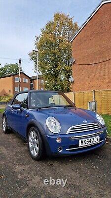 Mini Cooper 1.6 Blue Convertible 2005, 12 Months Mot