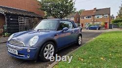 Mini Cooper 1.6 Blue Convertible 2005, 12 Months Mot