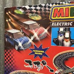 Mini Cooper Electric Power Road Racing Slot Car Set, Vintage 2005, Age 8+