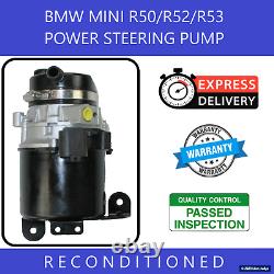 Mini Power Steering Pump One Cooper S R50 R52 R53 BMW +Rebate £25 Reconditioned