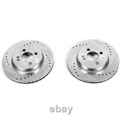 Power Stop 07-16 Mini Cooper Front Evolution Drilled & Slotted Rotors Pair EB