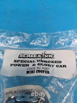 Scalextric SC K267 Mini Cooper Special Unboxed Power & Glory Car